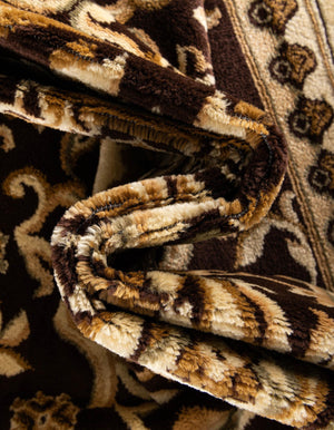 Brown 2' 7 x 10' Versailles Runner Area Rug