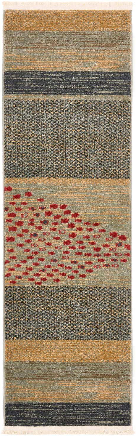 Blue 2' x 6' 1 Fars Runner Area Rug 100% Polypropylene Unique Traditional Carpet for Classical Living, Dining Room & Office Spaces for Sale at Rug Engine