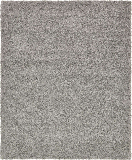 Cloud Gray 8' x 10' Solid Shag Rectangle Rug