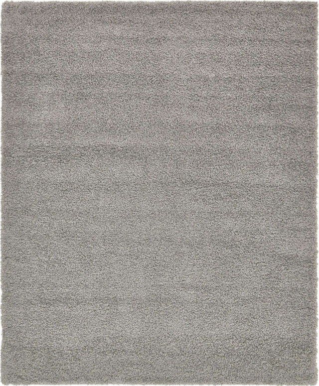 Cloud Gray 8' x 10' Solid Shag Rectangle Rug