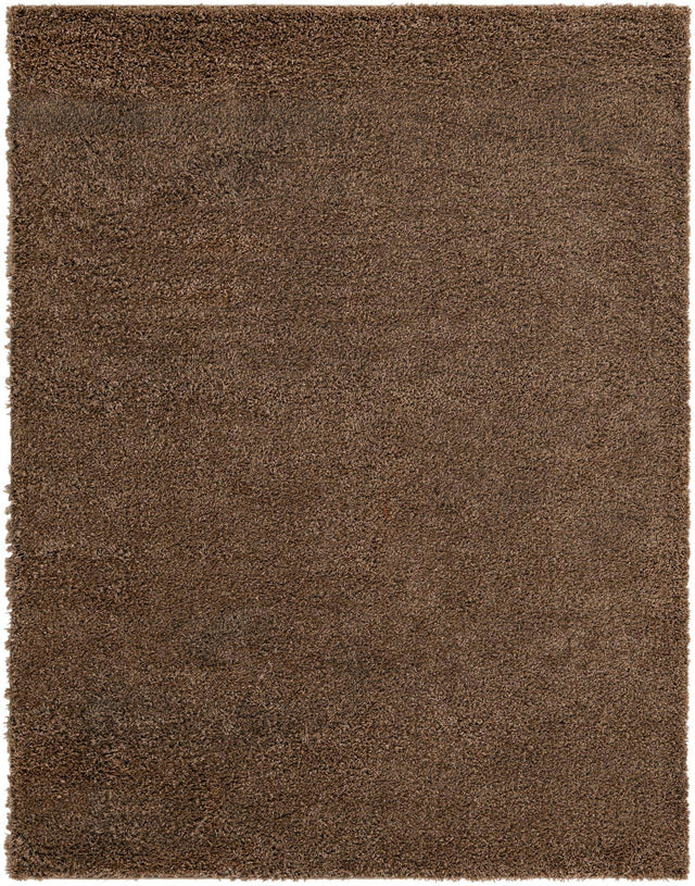 Sandy Brown 7' 10 x 10' Solid Shag Rectangle Area Rug Thick Soft Touch Fluffy & Plush Shaggy Pile