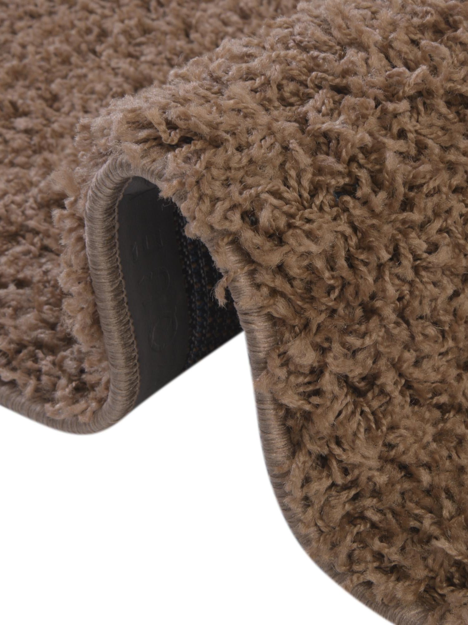Sandy Brown 2' 7 x 13' 1 Solid Shag Runner Area Rug Thick Soft Touch Fluffy & Plush Shaggy Pile Durable Minimalist Carpet for Classic Interior Design for Sale at Rug Engine