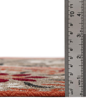Terracotta 2' x 6' 1 Outdoor Modern Runner Area Rug Weather Resistant for Patio, Deck, Terrace, Balcony, Porch 100% Polypropylene Modern Outside Carpet for Sale at Rug Engine