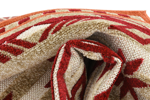 Burgundy 2' x 6' Outdoor Modern Runner Area Rug Weather Resistant for Patio, Deck, Terrace, Balcony, Porch 100% Polypropylene Modern Outside Carpet for Sale at Rug Engine