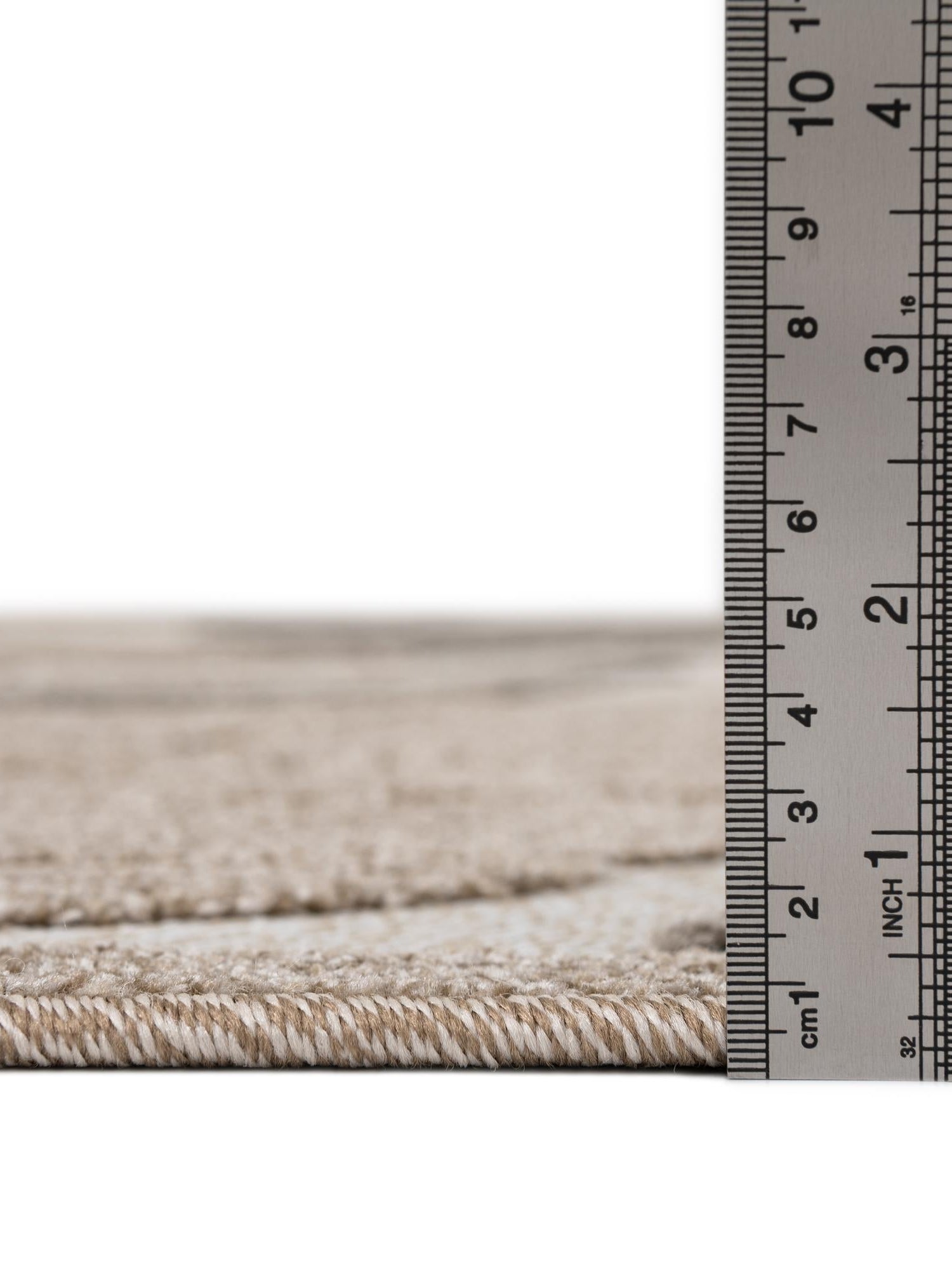 Beige 2' 7 x 10' Outdoor Botanical Runner Area Rug Weather Resistant for Patio, Deck, Terrace, Balcony, Porch Polypropylene Garden Floral Tropical Carpet for Sale at Rug Engine