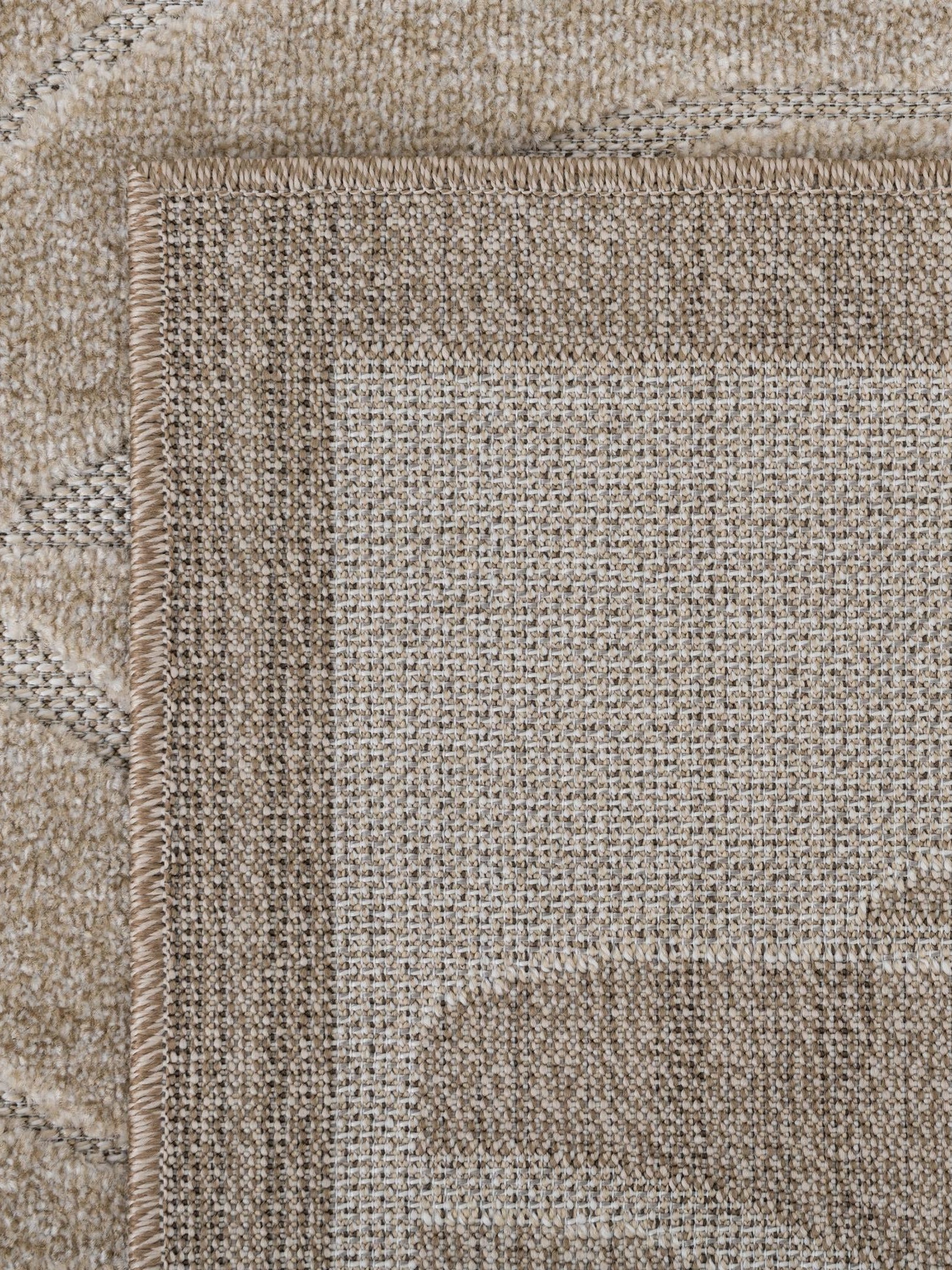 Beige 2' x 8' Outdoor Botanical Runner Area Rug Weather Resistant for Patio, Deck, Terrace, Balcony, Porch Polypropylene Garden Floral Tropical Carpet for Sale at Rug Engine