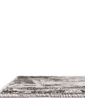 Light Gray 5' x 8' Outdoor Botanical Rectangle Area Rug Weather Resistant for Patio, Deck, Terrace, Balcony, Porch Polypropylene Garden Floral Tropical Carpet for Sale at Rug Engine