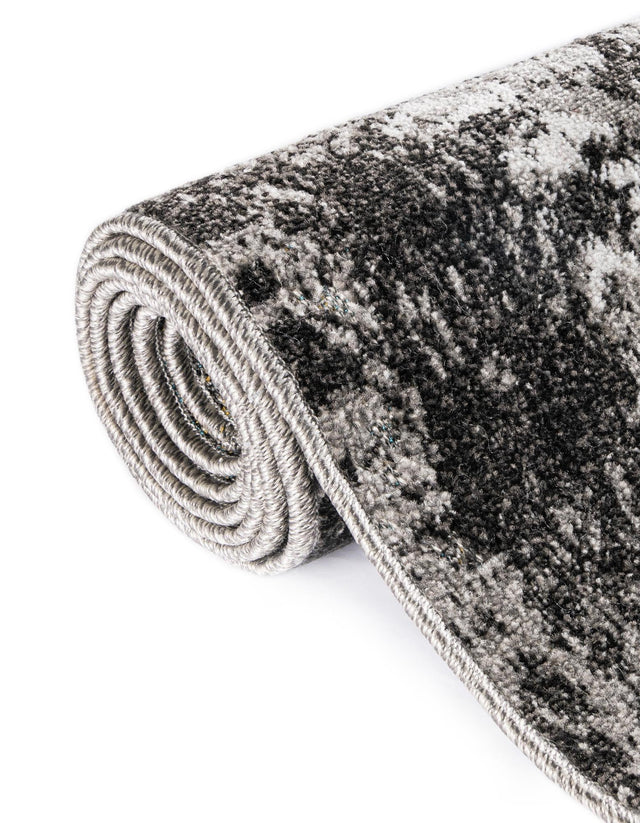 Light Gray 6' 1 x 9' Outdoor Botanical Rectangle Area Rug Weather Resistant for Patio, Deck, Terrace, Balcony, Porch Polypropylene Garden Floral Tropical Carpet for Sale at Rug Engine