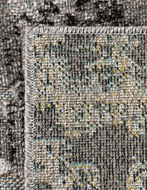 Light Gray 2' x 6' 1 Outdoor Botanical Runner Area Rug Weather Resistant for Patio, Deck, Terrace, Balcony, Porch Polypropylene Garden Floral Tropical Carpet for Sale at Rug Engine
