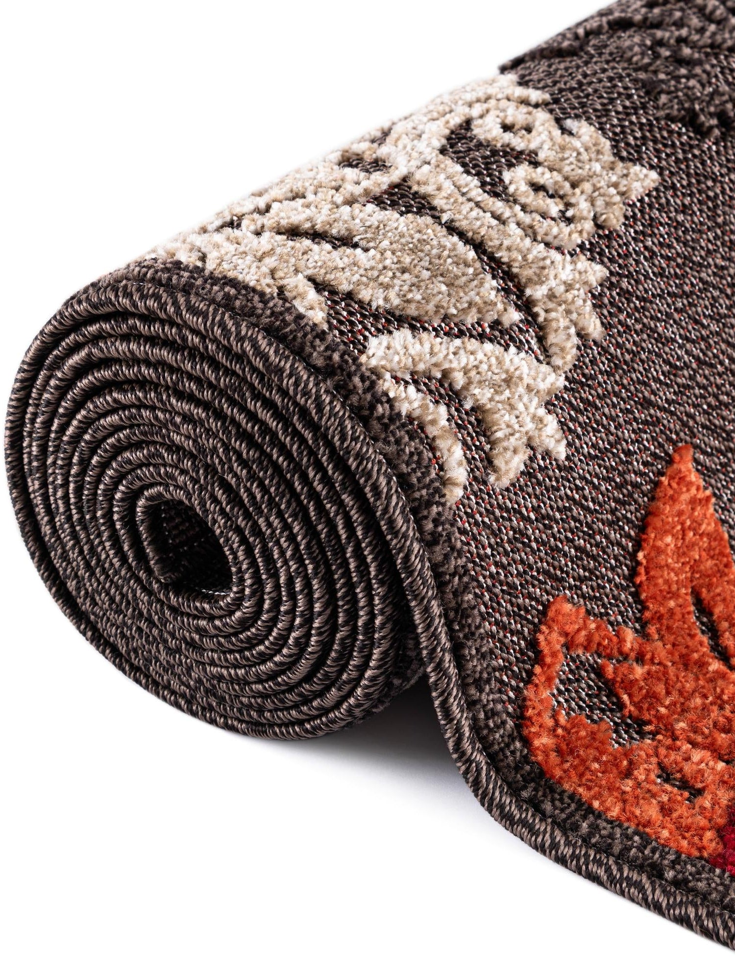 Brown 2' x 3' 1 Outdoor Modern Rectangle Area Rug Weather Resistant for Patio, Deck, Terrace, Balcony, Porch 100% Polypropylene Modern Outside Carpet for Sale at Rug Engine