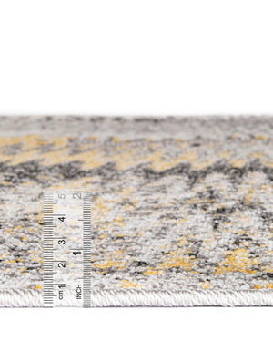 Ivory 8' x 10' Outdoor Modern Rectangle Area Rug Weather Resistant for Patio, Deck, Terrace, Balcony, Porch