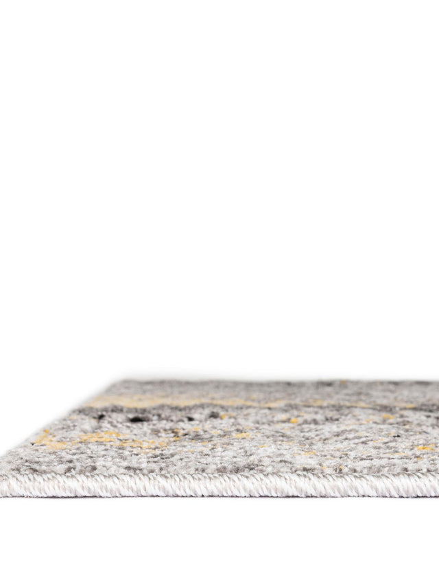 Ivory 8' x 10' Outdoor Modern Rectangle Area Rug Weather Resistant for Patio, Deck, Terrace, Balcony, Porch