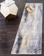 Ivory 2' x 6' 1 Outdoor Modern Runner Area Rug Weather Resistant for Patio, Deck, Terrace, Balcony, Porch 100% Polypropylene Modern Outside Carpet for Sale at Rug Engine