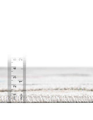 Gray 4' 1 x 6' 1 Outdoor Modern Rectangle Area Rug Weather Resistant for Patio, Deck, Terrace, Balcony, Porch 100% Polypropylene Modern Outside Carpet for Sale at Rug Engine