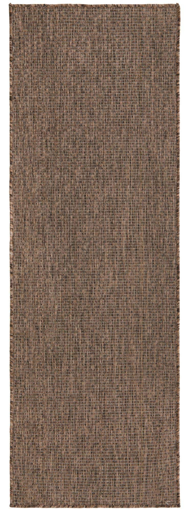 Light Brown 2' x 6' 1 Outdoor Solid Runner Area Rug Weather Resistant for Patio, Deck, Terrace, Balcony, Porch 100% Polypropylene Minimalist Waterproof Carpet for Sale at Rug Engine