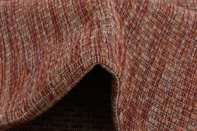 Rust Red 2' x 6' 1 Outdoor Solid Runner Area Rug Weather Resistant for Patio, Deck, Terrace, Balcony, Porch 100% Polypropylene Minimalist Waterproof Carpet for Sale at Rug Engine