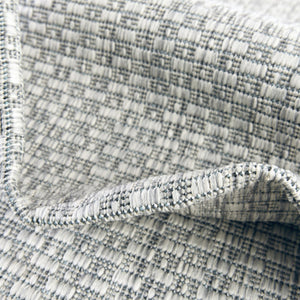 Light Gray 3' x 10' Outdoor Solid Runner Rug