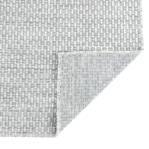 Light Gray 3' x 10' Outdoor Solid Runner Rug