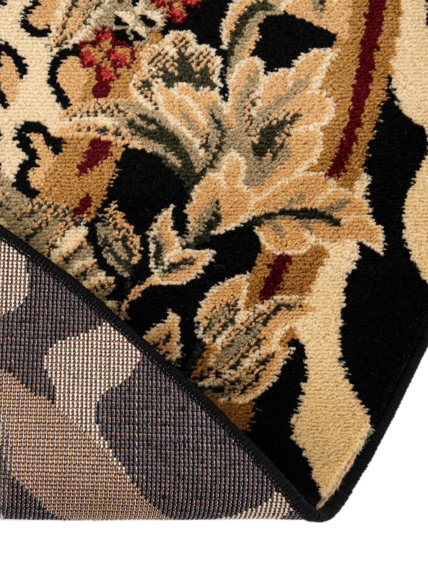Cream 7' 10 x 7' 10 Wildlife Round Area Rug Animal Print Safari Jungle Inspired Carpet for Unique Modern Interior Design for Sale at Rug Engine