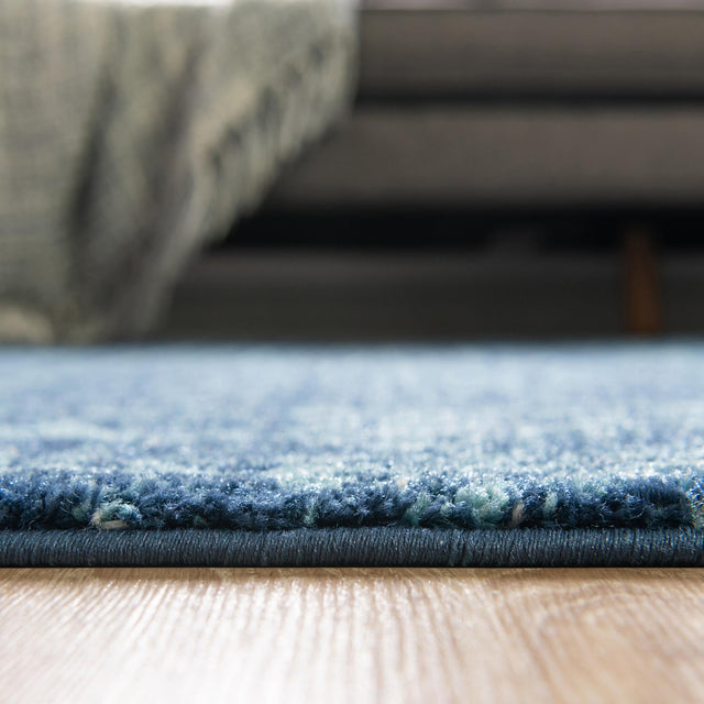 Navy Blue 4' 1 x 6' 1 Tradition Rectangle Area Rug Traditional Classic Vintage Design Carpet for Living Room, Bedrooms, Dining, Office Space for Sale at Rug Engine