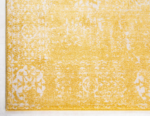 Yellow 5' x 8' Tradition Rectangle Area Rug Traditional Classic Vintage Design Carpet for Living Room, Bedrooms, Dining, Office Space for Sale at Rug Engine