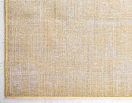 Yellow 5' x 8' Tradition Rectangle Area Rug Traditional Classic Vintage Design Carpet for Living Room, Bedrooms, Dining, Office Space for Sale at Rug Engine