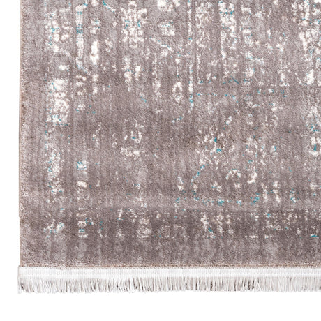 Light Gray 8' x 8' New Classical Square Area Rug 70% Polypropylene & 30% Polyester Traditional Vintage Distressed Carpet for Interior Design Home Decor for Sale at Rug Engine