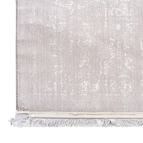 Light Gray 8' x 8' New Classical Square Area Rug 70% Polypropylene & 30% Polyester Traditional Vintage Distressed Carpet for Interior Design Home Decor for Sale at Rug Engine