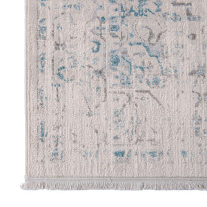 Beige 4' x 4' New Classical Square Area Rug 70% Polypropylene & 30% Polyester Traditional Vintage Distressed Carpet for Interior Design Home Decor for Sale at Rug Engine