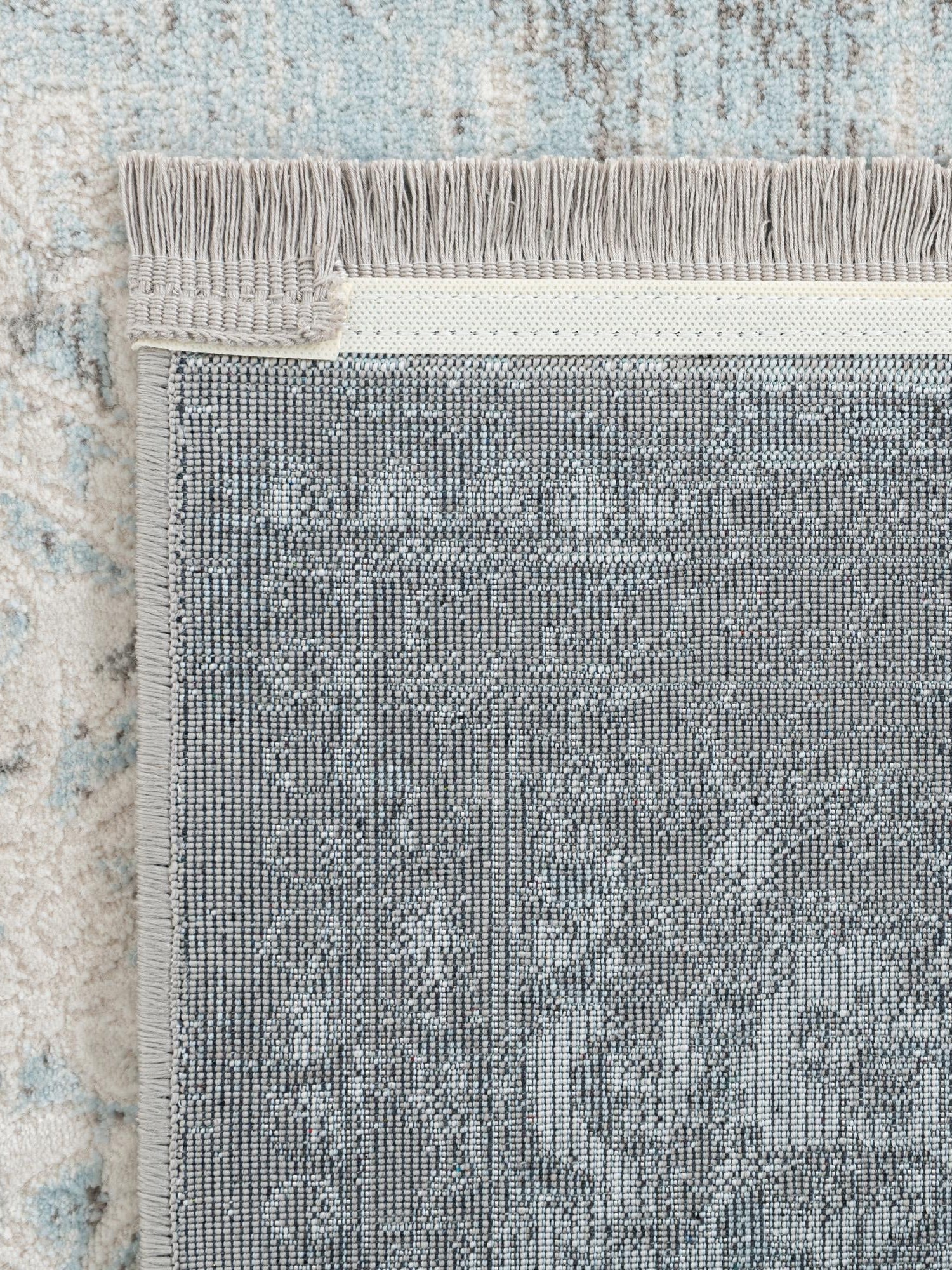 Light Blue 5' 3 x 5' 3 New Classical Square Area Rug 70% Polypropylene & 30% Polyester Traditional Vintage Distressed Carpet for Interior Design Home Decor for Sale at Rug Engine