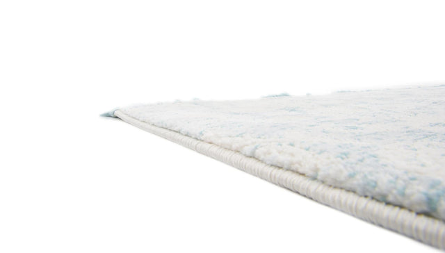 Light Blue 4' x 4' New Classical Square Area Rug 70% Polypropylene & 30% Polyester Traditional Vintage Distressed Carpet for Interior Design Home Decor for Sale at Rug Engine