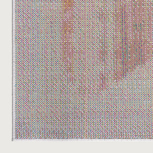 Multicolor 2' 7 x 10' Lyon Runner Area Rug Vivid Colorful Abstract Modern 100% Polypropylene Carpet for Living Room, Dining, Office for Sale at Rug Engine