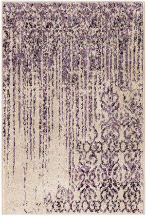 Purple 2' x 3' 1 Del Mar Rectangle Area Rug 100% Polypropylene Easy Clean Stain Resistant Vivid Modern Carpet Mat for Home Decor Interior Designing for Sale at Rug Engine