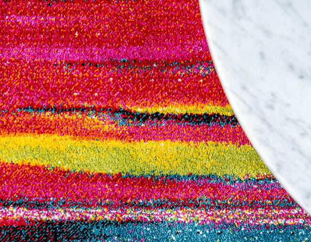 Multicolor 3' x 10' Lyon Runner Rug