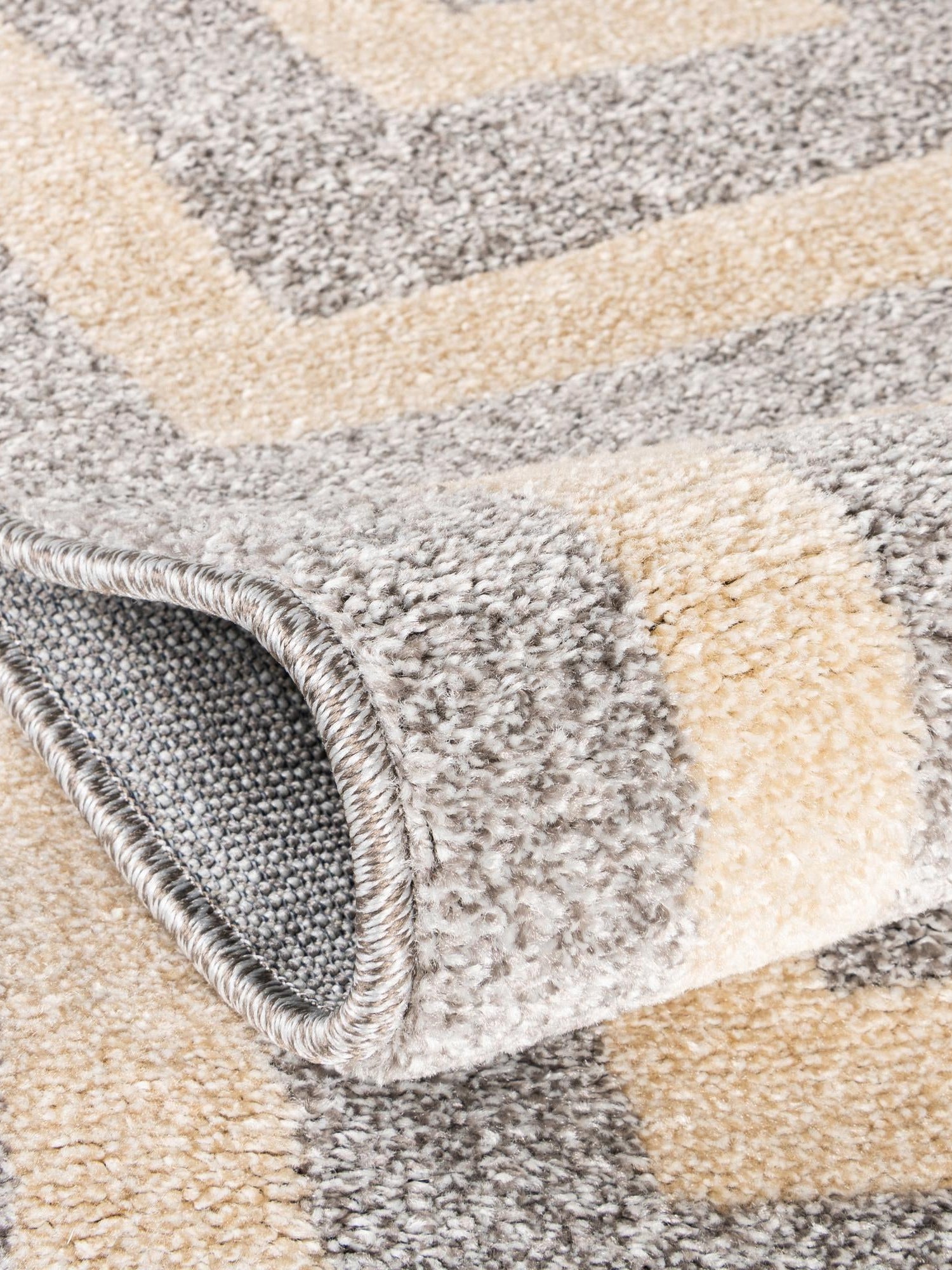 Gray 2' x 6' 1 Athens Runner Area Rug 100% Polypropylene With Cotton Backing Easy Clean Indoor Living Dining Room Bedroom Office Carpet for Sale at Rug Engine