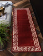 Terracotta 2' 7 x 10' Athens Runner Area Rug 100% Polypropylene With Cotton Backing Easy Clean Indoor Living Dining Room Bedroom Office Carpet for Sale at Rug Engine