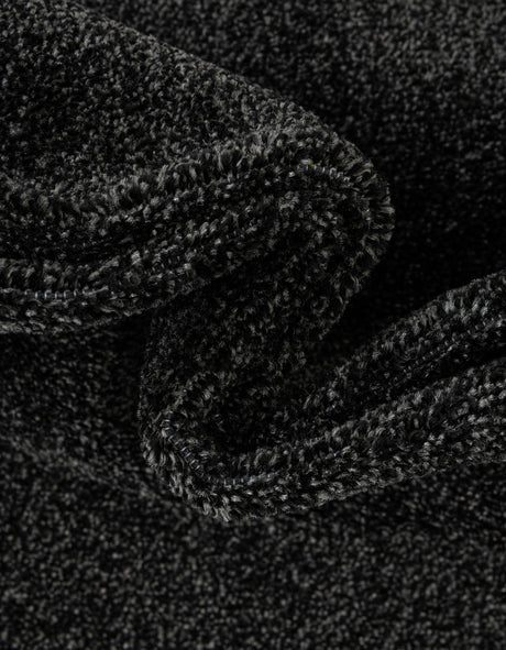 Charcoal 2' 7 x 10' Athens Runner Area Rug 100% Polypropylene With Cotton Backing Easy Clean Indoor Living Dining Room Bedroom Office Carpet for Sale at Rug Engine