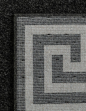 Charcoal 7' 10 x 7' 10 Athens Square Area Rug 100% Polypropylene With Cotton Backing Easy Clean Indoor Living Dining Room Bedroom Office Carpet for Sale at Rug Engine