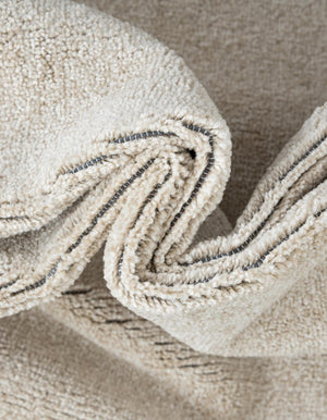 Beige and Gray 3' x 10' Athens Runner Rug