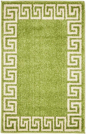 Light Green 2' x 3' 1 Athens Rectangle Area Rug 100% Polypropylene With Cotton Backing Easy Clean Indoor Living Dining Room Bedroom Office Carpet for Sale at Rug Engine
