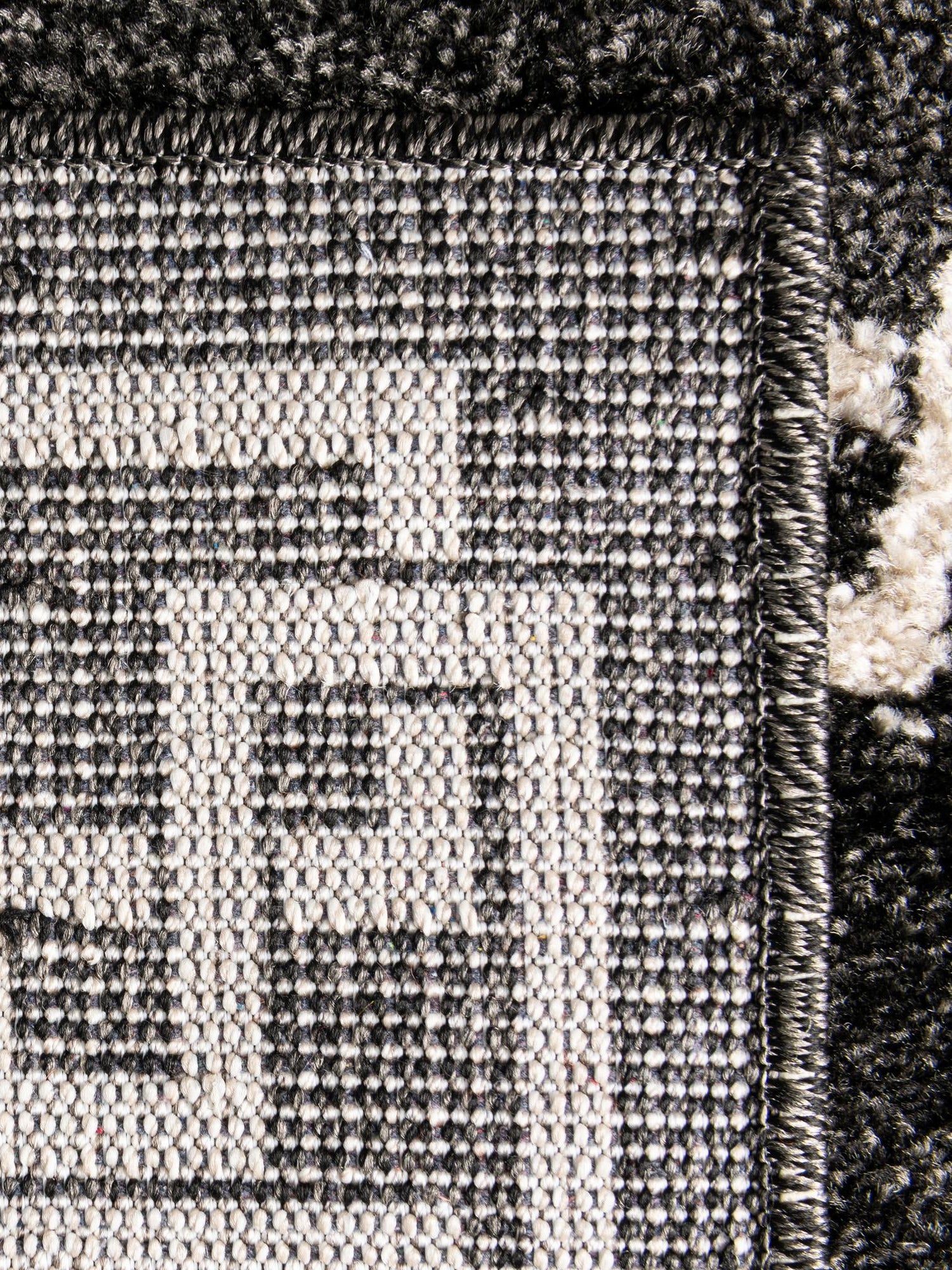 Black 2' 7 x 10' Athens Runner Area Rug 100% Polypropylene With Cotton Backing Easy Clean Indoor Living Dining Room Bedroom Office Carpet for Sale at Rug Engine