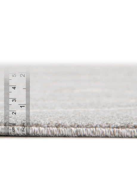 Gray 2' 7 x 10' Fez Runner Area Rug Geometric 100% Polypropylene Easy Clean Stain Resistant Carpet for Living, Dining, Office, Dorms for Sale at Rug Engine