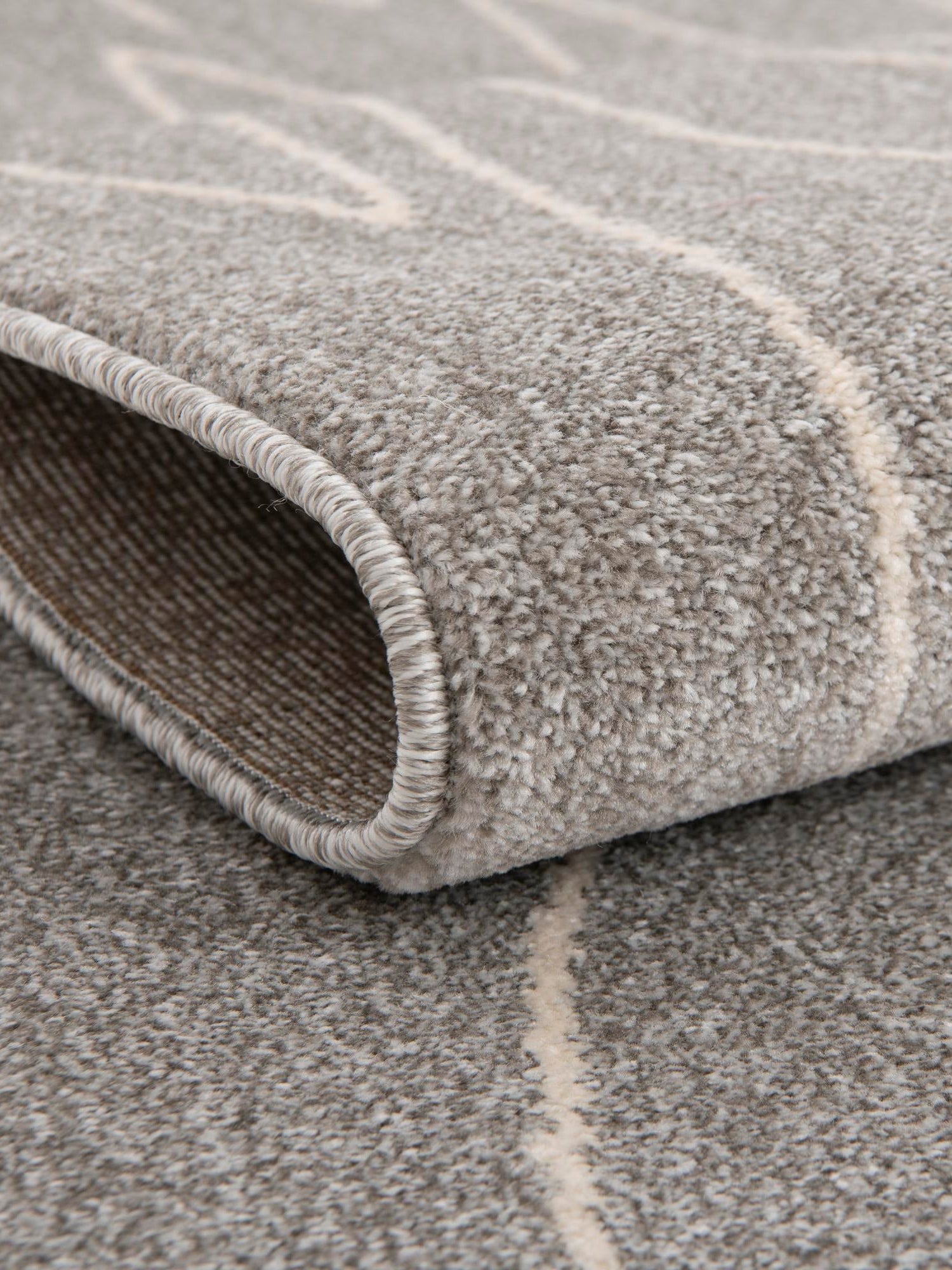 Gray 2' 7 x 10' Fez Runner Area Rug Geometric 100% Polypropylene Easy Clean Stain Resistant Carpet for Living, Dining, Office, Dorms for Sale at Rug Engine