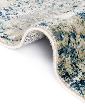 Navy Blue 4' x 6' Mystic Rectangle Area Rug 100% Polypropylene Abstract Modern Carpet for Living Rooms, Dining, Bedrooms, Office for Sale at Rug Engine