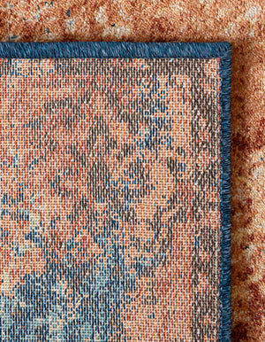Brick Red 5' 1 x 8' Mystic Rectangle Area Rug 100% Polypropylene Abstract Modern Carpet for Living Rooms, Dining, Bedrooms, Office for Sale at Rug Engine