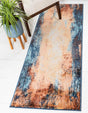 Brick Red 2' x 6' 1 Mystic Runner Area Rug 100% Polypropylene Abstract Modern Carpet for Living Rooms, Dining, Bedrooms, Office for Sale at Rug Engine