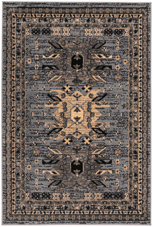 Gray 4' 1 x 6' 1 Taftan Rectangle Area Rug