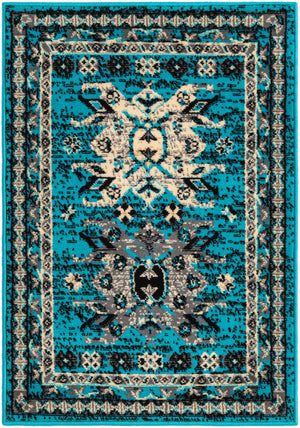 Turquoise 2' x 3' 1 Taftan Rectangle Area Rug