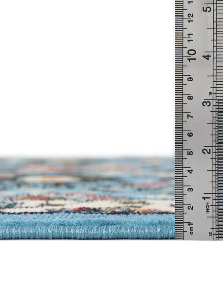 Blue 2' x 3' 1 Espahan Rectangle Area Rug 100% Polypropylene Stain Resistant Carpet With Cotton Backing Vivid Colorful Traditional Interior Design for Sale at Rug Engine