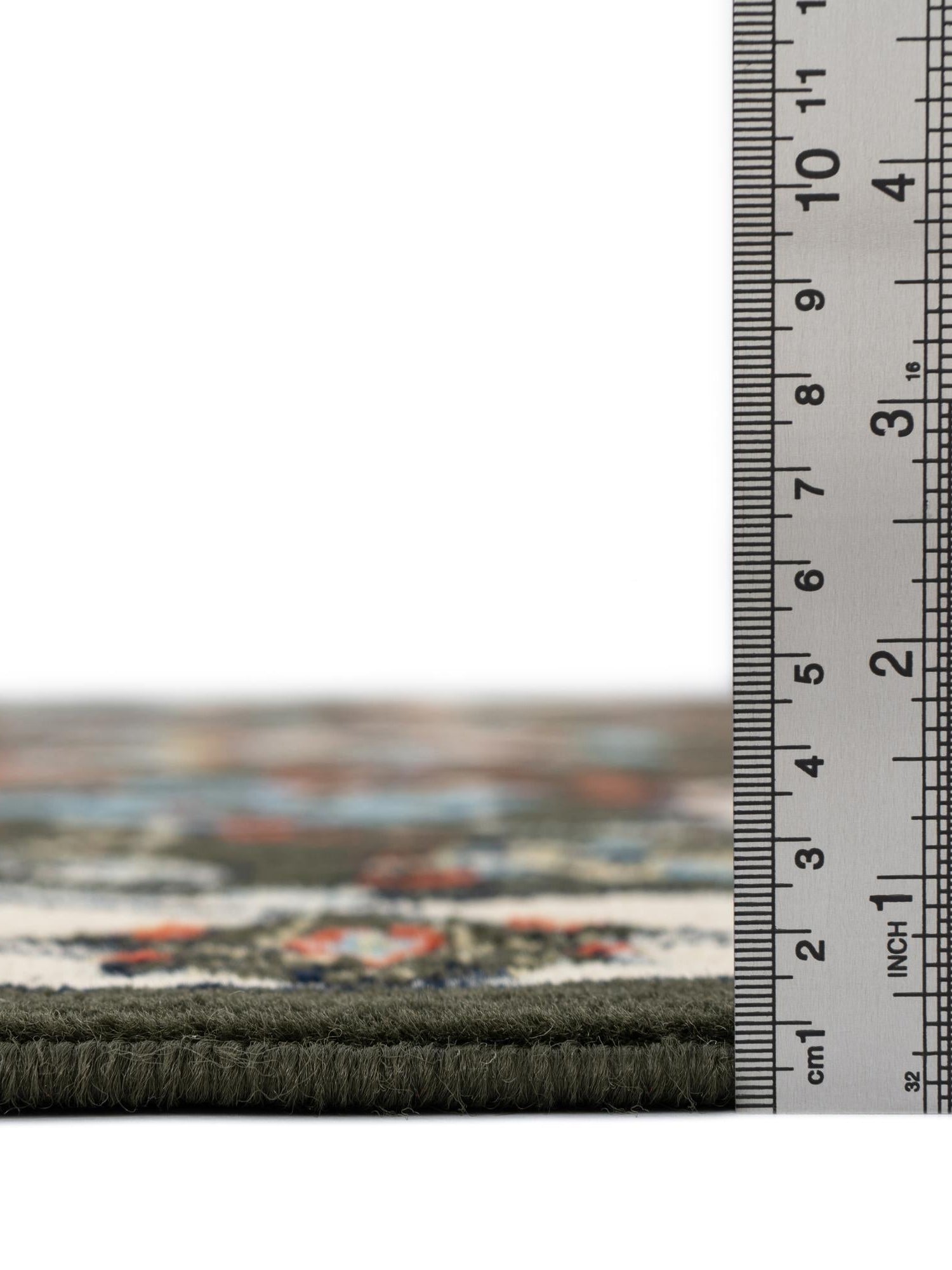 Green 5' 3 x 8' Espahan Rectangle Area Rug 100% Polypropylene Stain Resistant Carpet With Cotton Backing Vivid Colorful Traditional Interior Design for Sale at Rug Engine